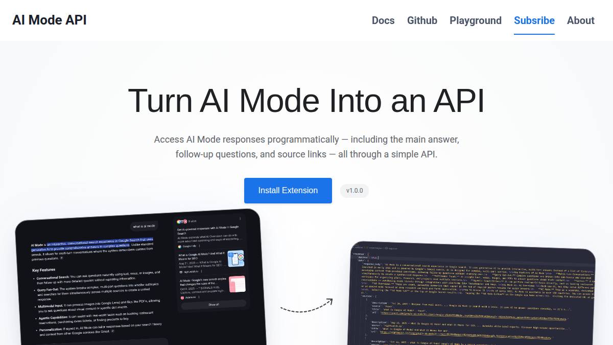 AI Mode API