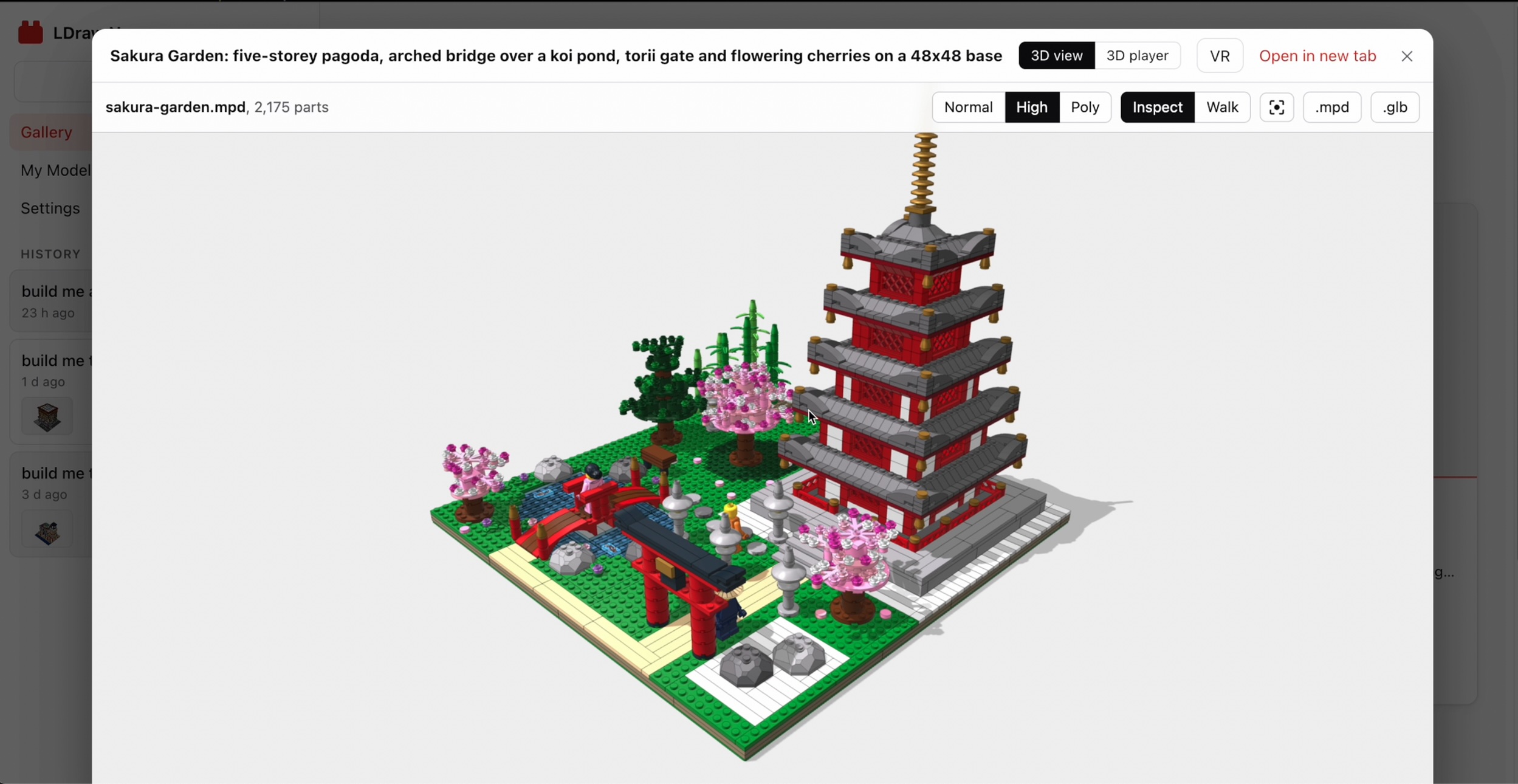 开源Lego AI生成器支持VR交互建模