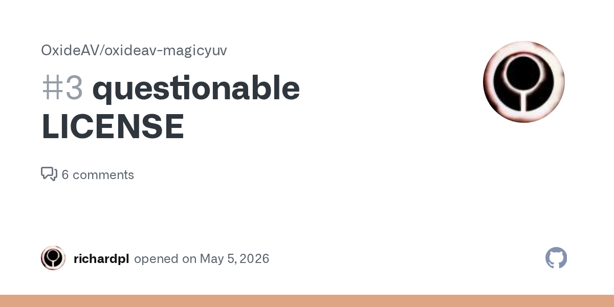 FFmpeg开发者指控OxideAV违规使用其代码