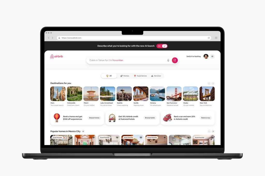 Airbnb推出AI搜索并强化社交功能 封面图