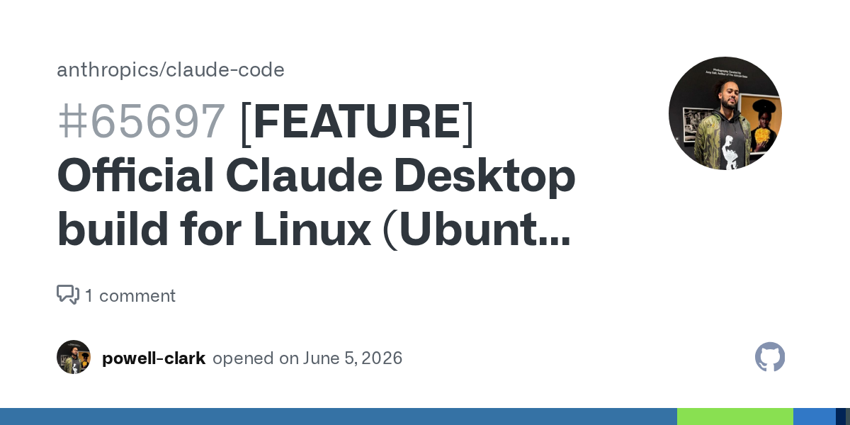 社区呼声：Anthropic应推出官方Linux版Claude桌面端
