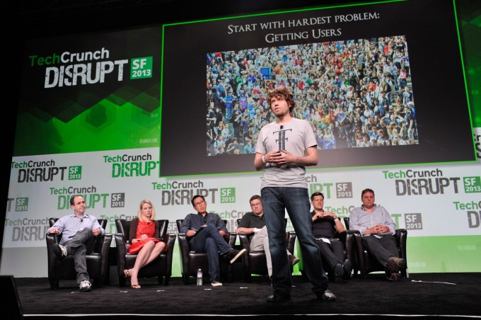 TechCrunch Disrupt 大会投资人交流现场